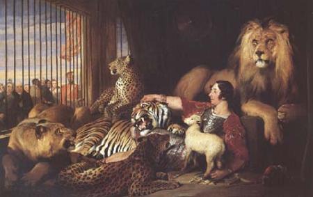 Sir Edwin Landseer Isaac Van Amburgh and his Animals (mk25) France oil painting art